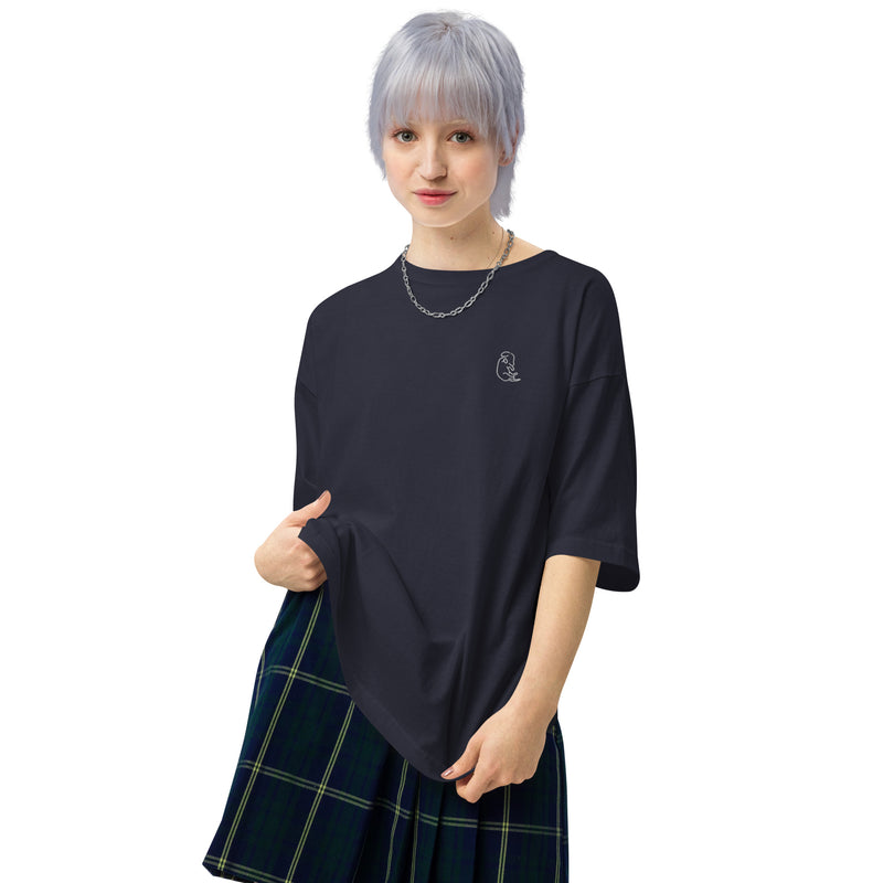 【PITASURI】厚めコットン100% ビッグシルエットTシャツ