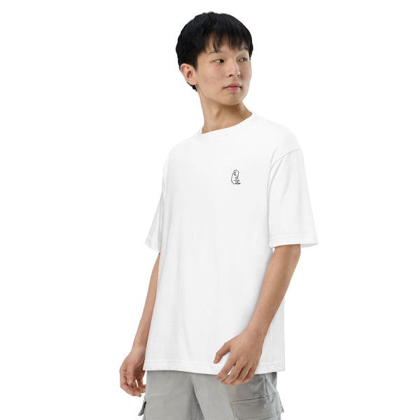 【PITASURI】厚めコットン100% ビッグシルエットTシャツ